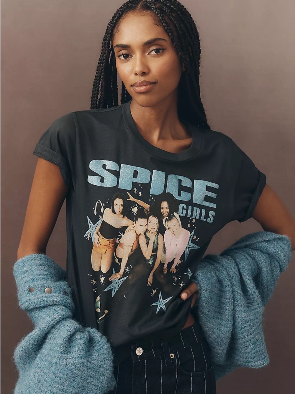 Letluv Spice Girls Graphic Photo Tee Anthropologie SOLD OUT Large Daydreamer